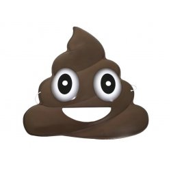 Αποκριάτικη Μάσκα Emoji Poop